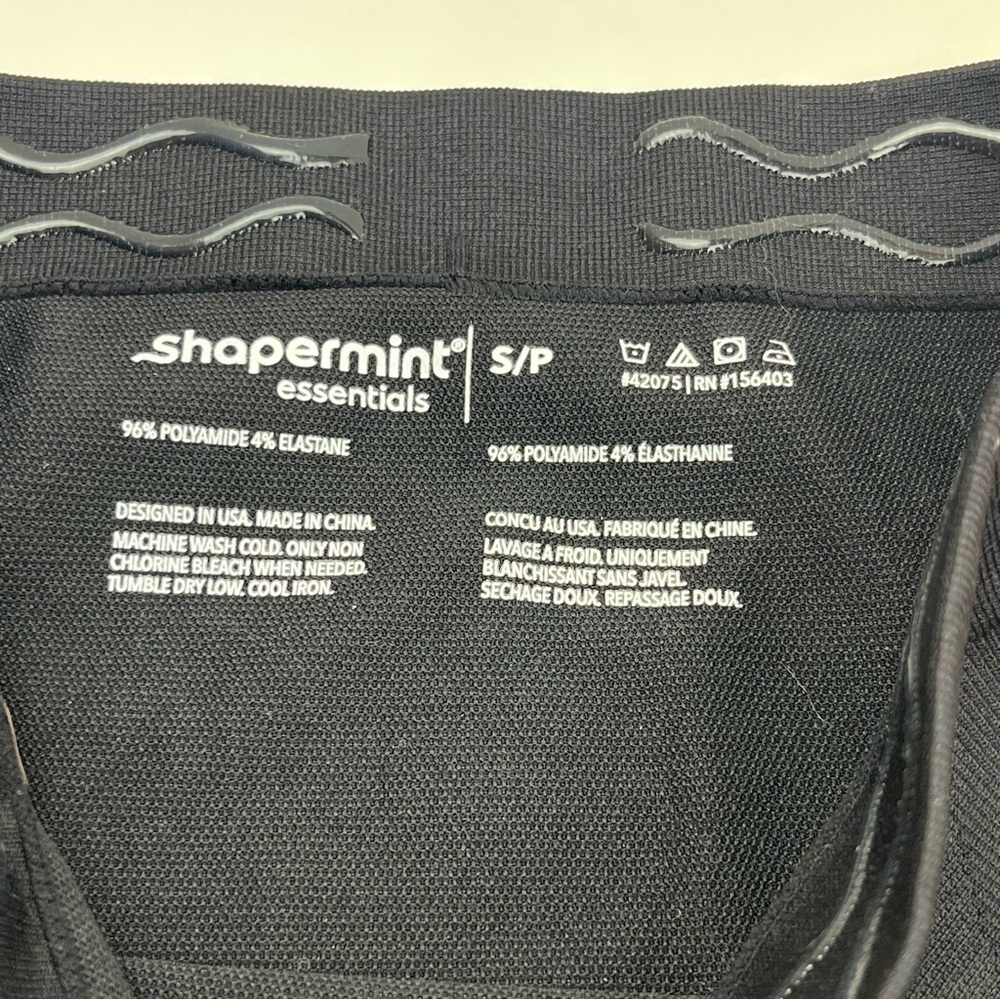 Shapermint Essentials 42075 High Waisted Shaping Leggings Womens Small Black NEW - Picture 2 of 12
